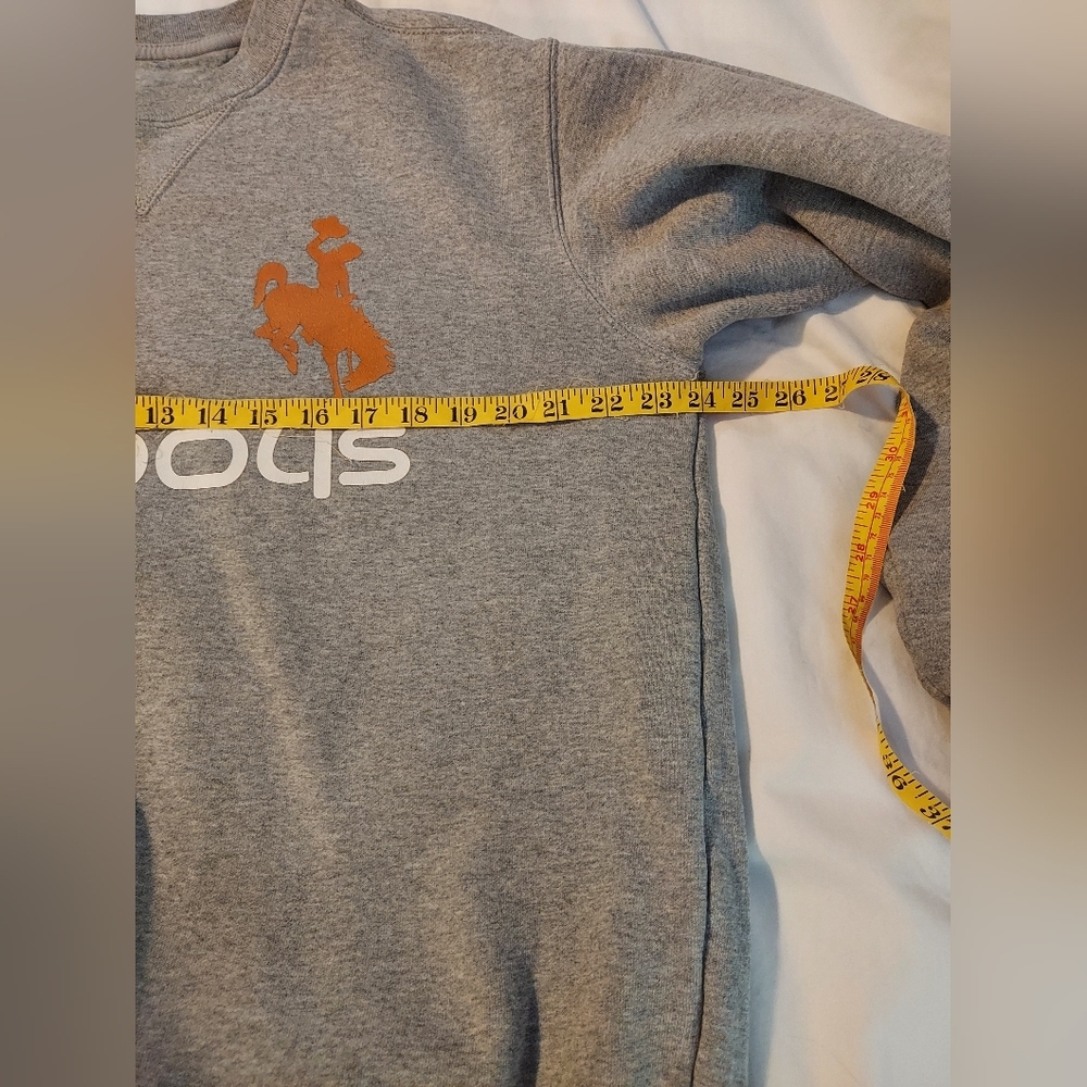 Carhartt Oklahoma State OSU Cowboys Gray Midweight Crewneck Sweatshirt - M - Picture 6 of 8
